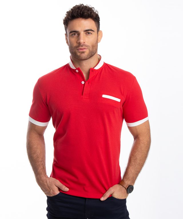 Camiseta-Polo-Coro-Rojo