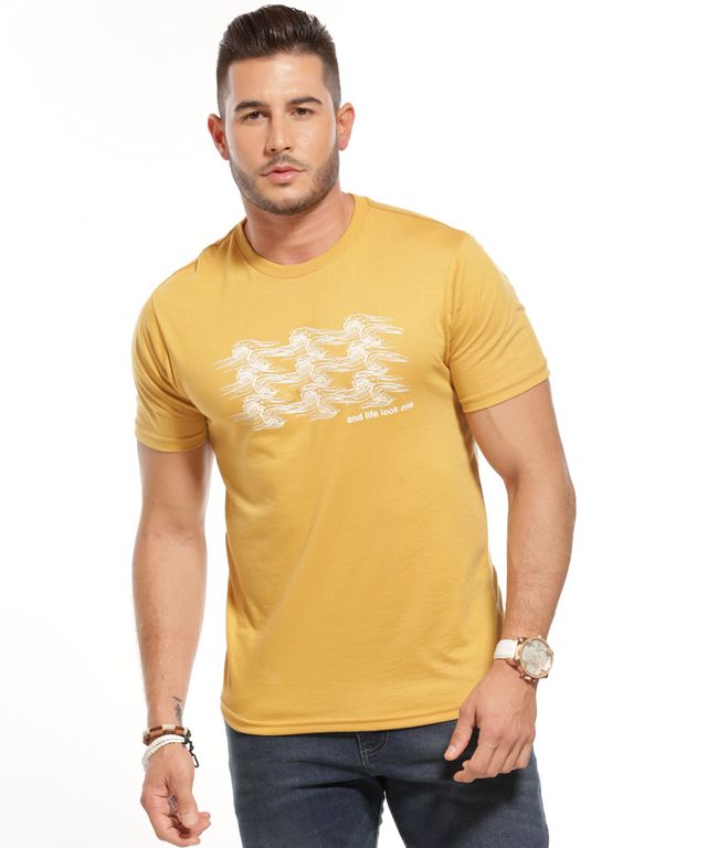Camiseta-Santos-Mostaza