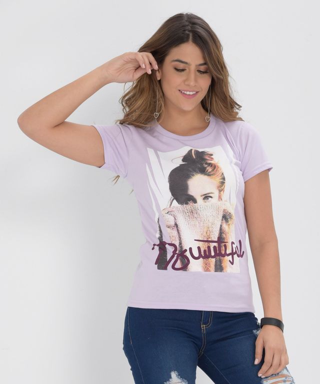 Camiseta-Beautiful-Lila