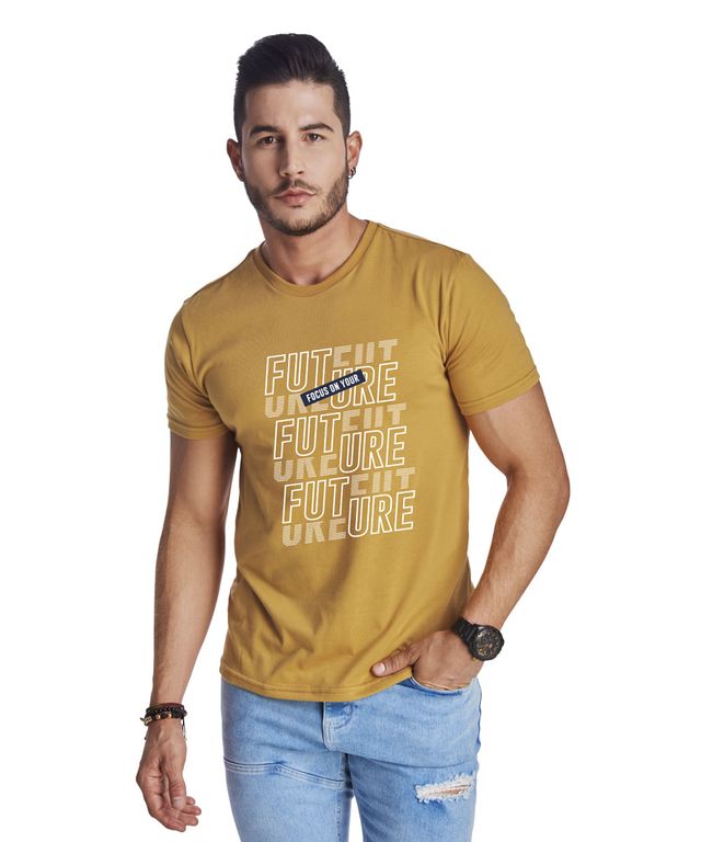 Camiseta-Future-Mostaza