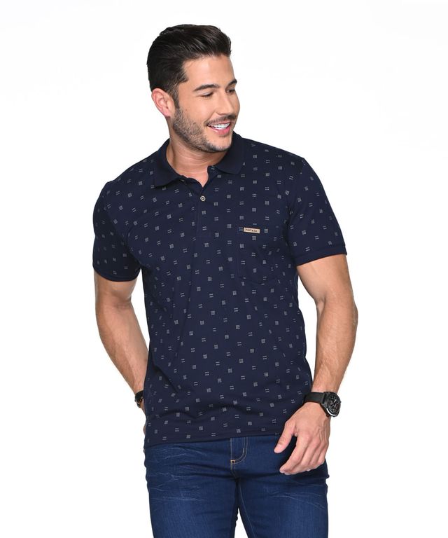 Camiseta-Polo-Maradona-Azul