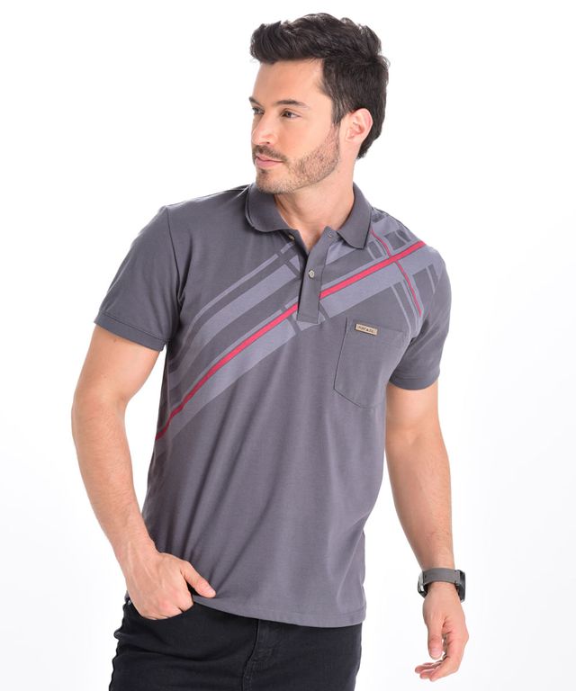 Camiseta-Polo-Mulsanne-Gris