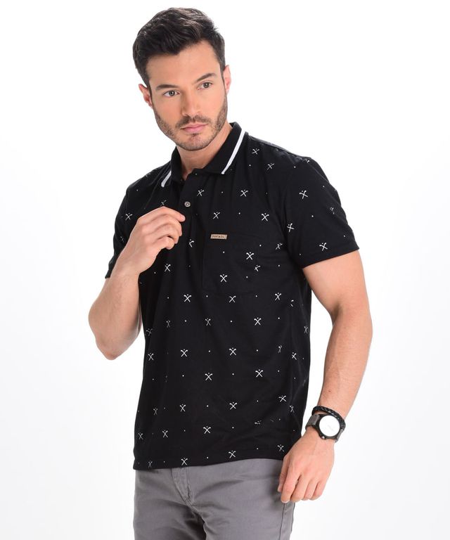 Camiseta-Polo-Spur-Negro