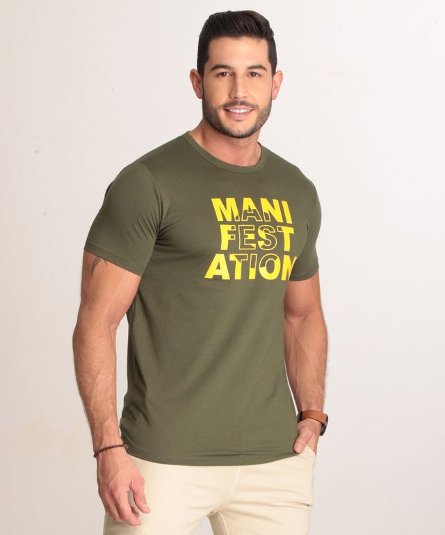 preferible Ceder el paso Suradam Camiseta para Hombre color verde militar compralo en la tienda On-line |  Amelissa - Amelissa Store Colombia