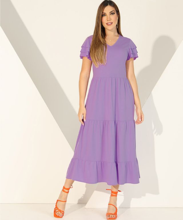 Vestido para mujer color Lila Compralo en la tienda On-line | Amelissa Amelissa Store Colombia