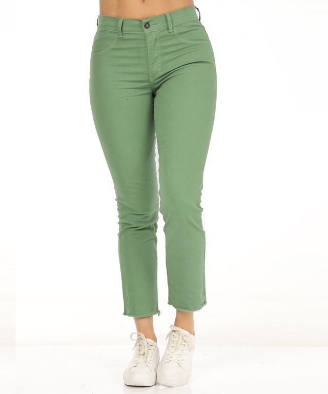 Pantalon para mujer color Verde Menta Denim Compralo en la tienda On-line | Amelissa - Amelissa Store